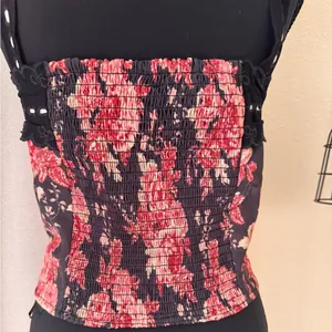 Free People x REVOLVE Belle Floral Corset Top NWT Small thumbnail 7