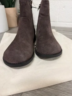 Zara Chelsea Suede Boots Size 37 thumbnail 3