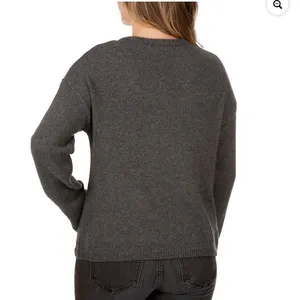 State of Mine Womens Pumpkin Graphic Sweater‎ Gray Orange XXL Fall Halloween New thumbnail 2