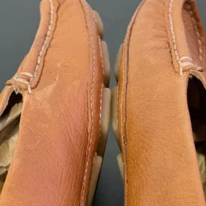 Michael Kors Driving Loafers Womens 5.5 Tan Leather Moc Toe Slip On Shoes thumbnail 6