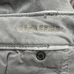 American Eagle Stretch Stovepipe Jeans High-Waisted‎ Grey Colored Denim Size 10 thumbnail 9