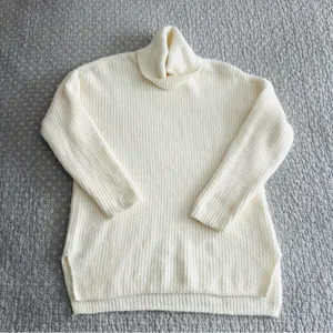 Abercrombie & Fitch Soft A&F Collection Cozy Cream Turtleneck Sweater Size M thumbnail 5