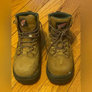 Red Wing Shoes King Toe Tan Women's 5-inch Waterproof‎ Safety Toe Boot Size 6 6B thumbnail 2