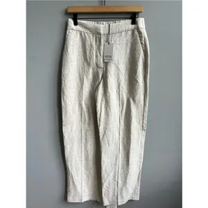 Aritzia The Limitless Pant Linen NWT Natural Ecru Wide Leg Size 6 thumbnail 4