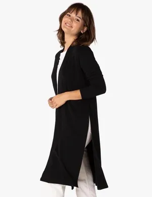 Beyond Yoga High Slits cozy fleece long duster cardigan size S small thumbnail 15