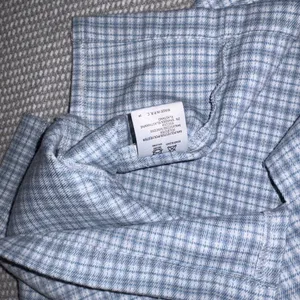 Brandy Melville Light Blue Plaid Check Cara Slit Skirt Preppy OneSize thumbnail 3