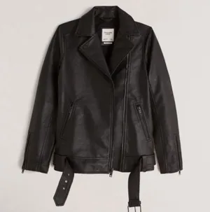 Abercrombie & fitch vegan leather jacket  thumbnail 1