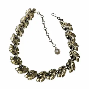 Lisner Vintage Feather Leaf Collar Necklace Statement thumbnail 4