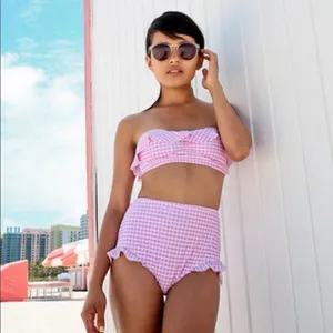 New. WILDFOX Gingham Frill bikini bottom. NWT thumbnail 7