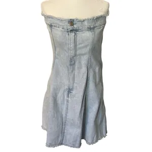 Good American Tube Dress in Indigo453 1 Small Womens Denim Jean Mini thumbnail 5