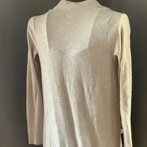 Abercrombie & Fitch Cozy Neutral Longline Open Pocket Basic Cardigan Sz. XS thumbnail 5