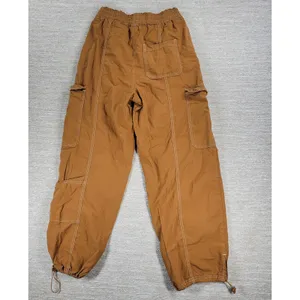 BDG Urban Outfitters Cargo Joggers Size M Brown High Rise Baggy Gorpcore Utility thumbnail 12