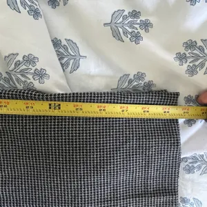 Ann Taylor Pants 16 Gray Black Houndstooth Women's Straight Leg Career Classic‎ thumbnail 9