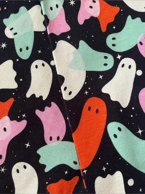Hanna Andersson “Friendly Ghosties” Halloween organic cotton pajama pants thumbnail 2