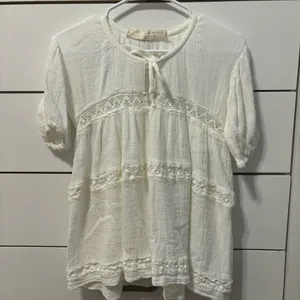 Jen’s Pirate Booty White Gauzy Top thumbnail 2