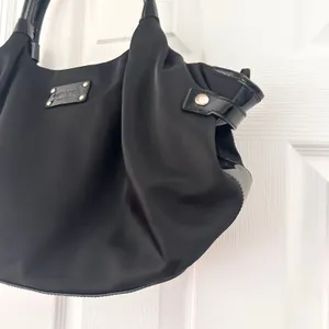 Kate Spade Stevie Black Nylon Large Top Zip Soft Shoulder Baby Bag With Dustbag thumbnail 4