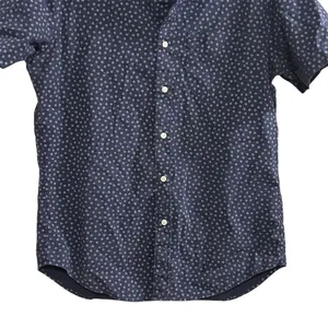 J.Crew Women’s S Blue‎ Floral Short Sleeve Button-Up Shirt Casual Summer thumbnail 2