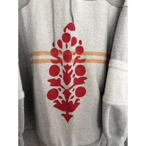 Free People Triple Threat Hoodie Sweatshirt Gray Women's Size Medium thumbnail 9