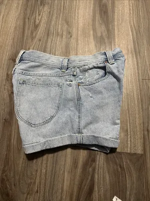 We The Free Light Blue Denim Jean Shorts thumbnail 6