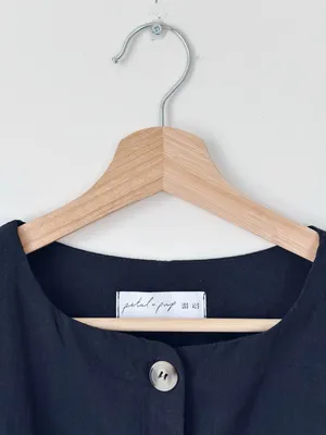 Petal & Pup Peter Black Sleeveless Button-Front Tank Vest thumbnail 5