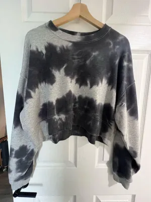 Tie-Dye American Eagle Sweatshirt Cropped thumbnail 3
