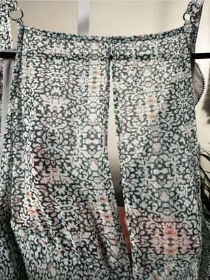 S179. Cabi Garden Party Maxi dress, floral, ruffle, boho , cottagecore thumbnail 3