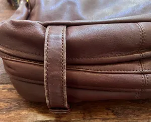Vintage Brio! Brown Cross Body Satchel Shoulder Bag thumbnail 8