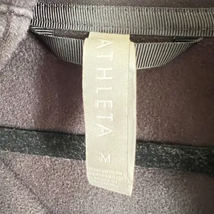 ATHLETA Triumph Hoodie Sweatshirt Jacket Full Zip Size M Black‎ Gym Workout thumbnail 3