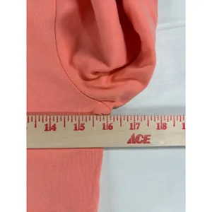 US Polo Assn Womens Coral Pink 3/4 Sleeve Cotton Scoop Neck Top Small Logo thumbnail 6