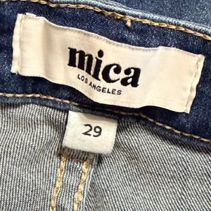 Mica Denim High Rise Flare Jeans Dark Wash Navy Size 29 MDP-F3201 NEW thumbnail 5