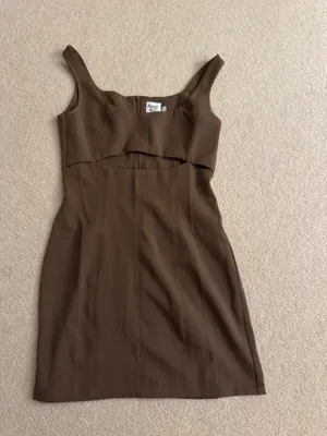 Princess Polly Hudson Mini Dress Brown thumbnail 2