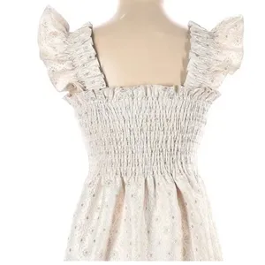 Hill House The Ellie The Bridal Nap Dress in Ivory gold Jacquard sz S thumbnail 4