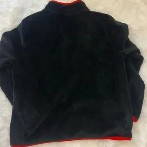Disney Mickey Mouse and Minnie Mouse Kissing Fleece Zip Up Jacket size Medium thumbnail 4