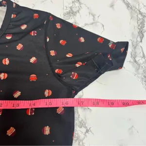 Burton dryride‎ snowboarding top cat print Sz S thumbnail 5
