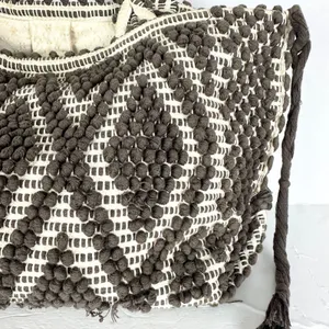 Antonello Tedde Capriccioli Handwoven Eco Luxury Handbag Large Rombi Linen thumbnail 10