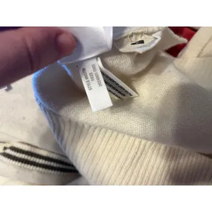 Madewell Wiltshire V-Neck Pullover Sweater in Cream Size Small thumbnail 10