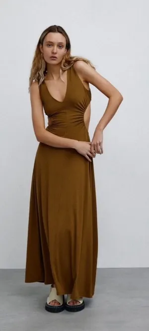 SIGNIFICANT OTHER‎ Ingrid Cutout Waist Jersey Maxi Dress Womens Size 10 thumbnail 1