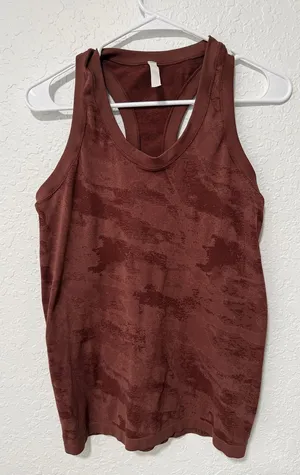 ATHLETA Camo Racerback Tank Top Size Medium thumbnail 1