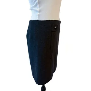 J.Crew Mini Skirt | Wool Blend Lined Button Detail | Size 0 NWT thumbnail 4