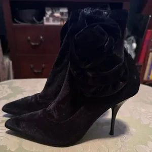 JEFFREY CAMPBELL Florette Velvet Stiletto Bootie Size 5.5 New w/o Tag MSRP $165 thumbnail 10