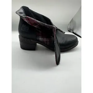 Muk Luk Plaid Flannel Zip Ankle Boots Women’s Size 7 thumbnail 6
