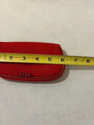 Elle Eyeglasses Frames Case  Sunglasses Red Bag Pouch thumbnail 2