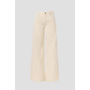 Wrangler World Wide Cream Wide Leg High Rise Western Denim Jeans Size 30x28 thumbnail 5