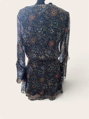 Veronica Beard silk boho dress size 8 thumbnail 3