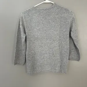 Women’s Old Navy Gray Solid Knit Button Front Round Neck Cardigan Sweater S thumbnail 2