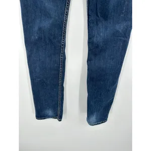 BKE Denim Kate Straight Leg Dark‎ Wash Blue Jeans Womens Size 25 x 29.5 Short thumbnail 8