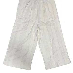 Free People Shiloh Cotton & Linen Jumpsuit‎ Summer Khaki Women's Size Medium thumbnail 6