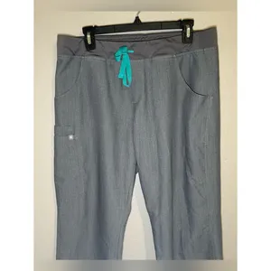 FIGS Kade Graphite Gray Straight Leg Cargo Scrub Pants Women’s Size Large thumbnail 5
