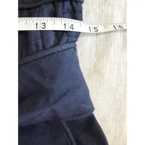 Sea New York Jumpsuit Women 2 Navy Blue Peplum Wide Leg Smocked Back Pocket thumbnail 11