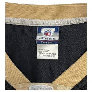 VTG Reggie Bush 25 Jersey Womens Extra Large Black New Orleans Saints NFL 2000s thumbnail 13